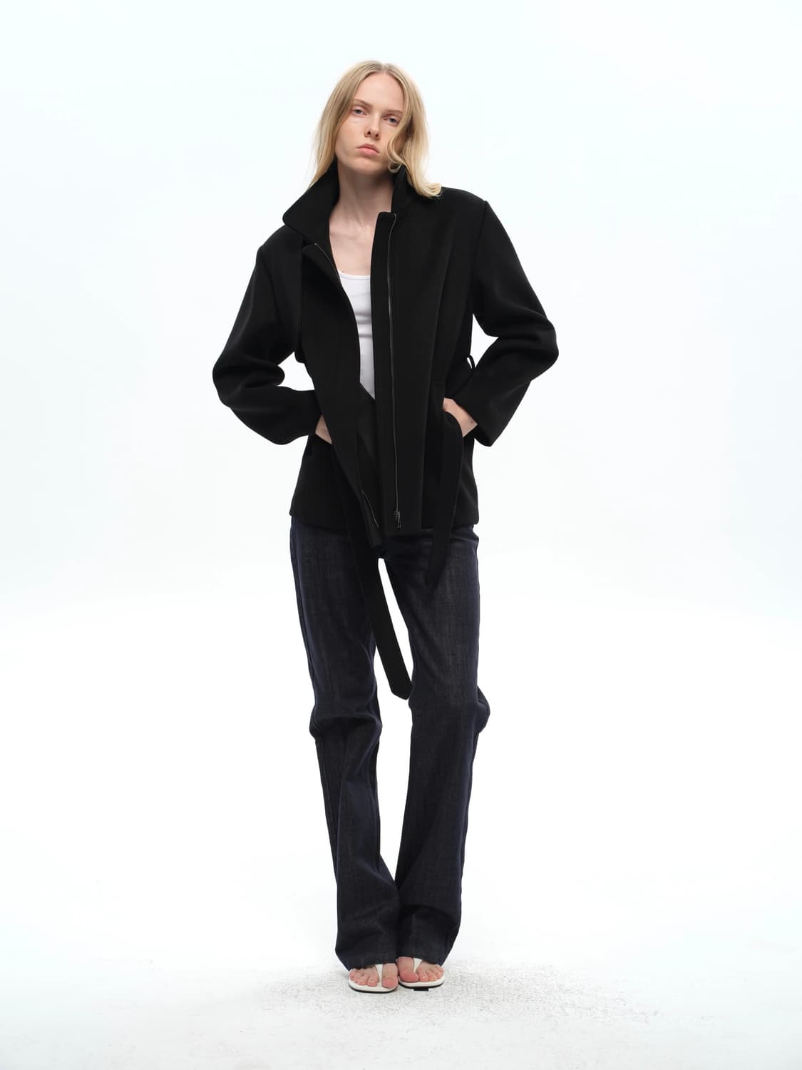 CSHOWEST 울 코트 상품이미지4