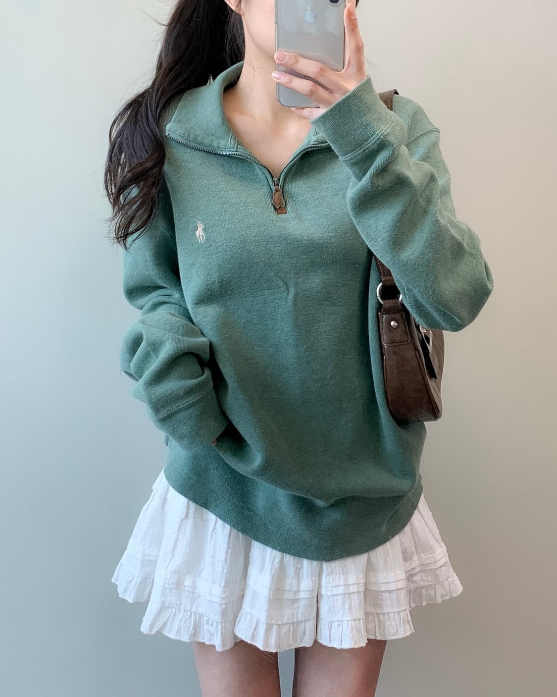 폴로 반집업 니트  상품이미지1