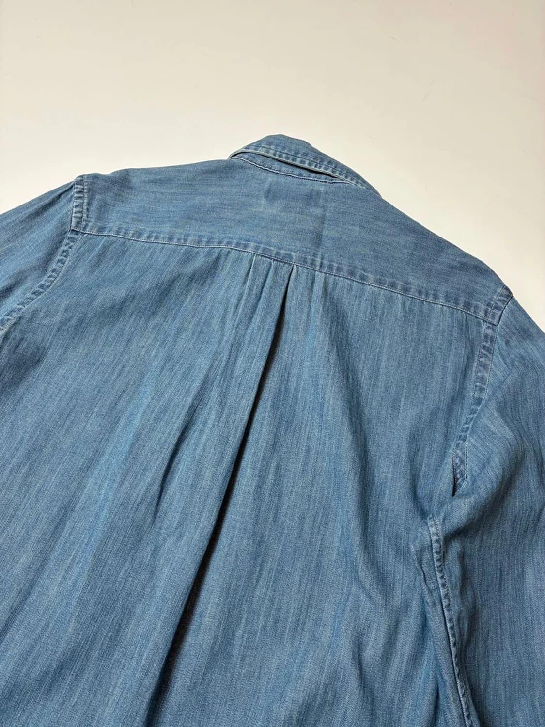 폴로 랄프로렌 자수로고 클래식핏 데님 셔츠 PN9399 상품이미지6