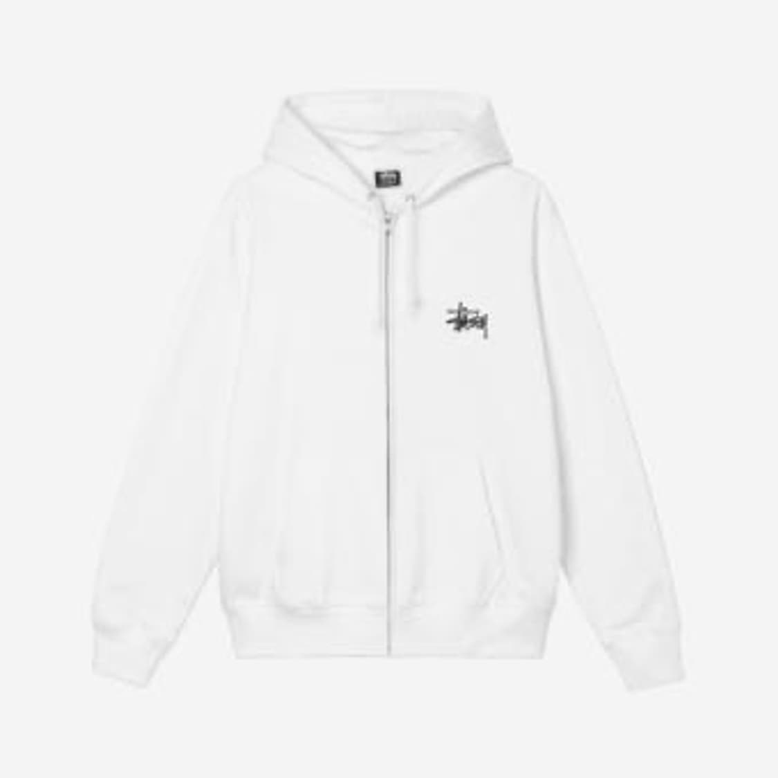 스투시 stussy 베이직 화이트 S 후드집업(미개봉 완전 새상품) 상품이미지2