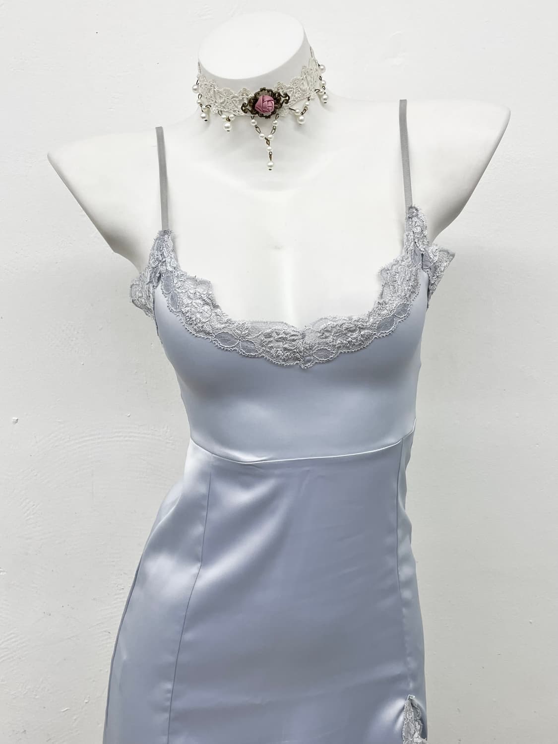 스윔시티 페어리 새틴 레이스 원피스 상품이미지2