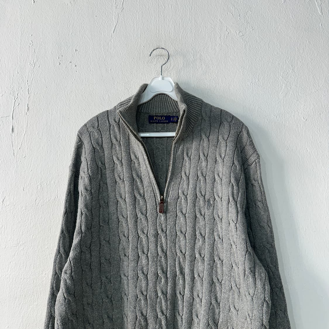 폴로랄프로렌 반집업 니트 XL 상품이미지3