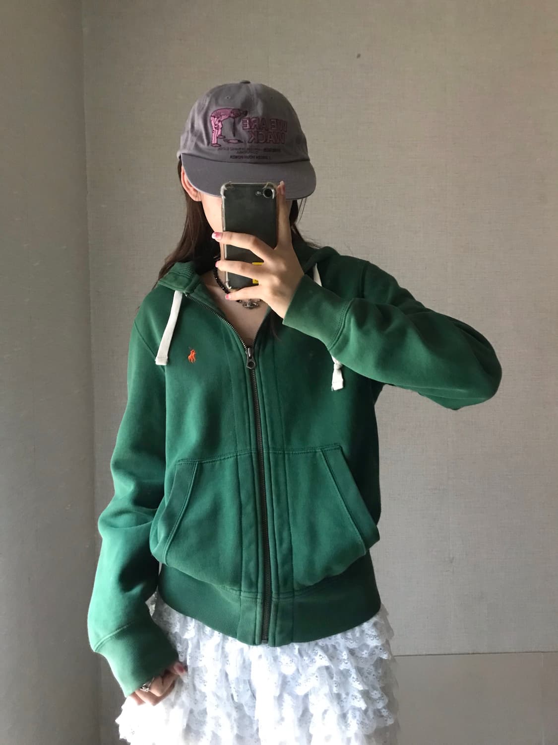 폴로 그린 후드집업 상품이미지2