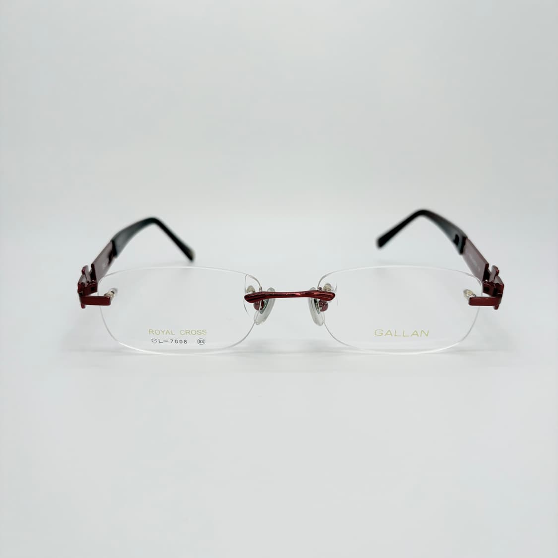 GALLAN 레드 사각 십자가 무테 상품이미지3