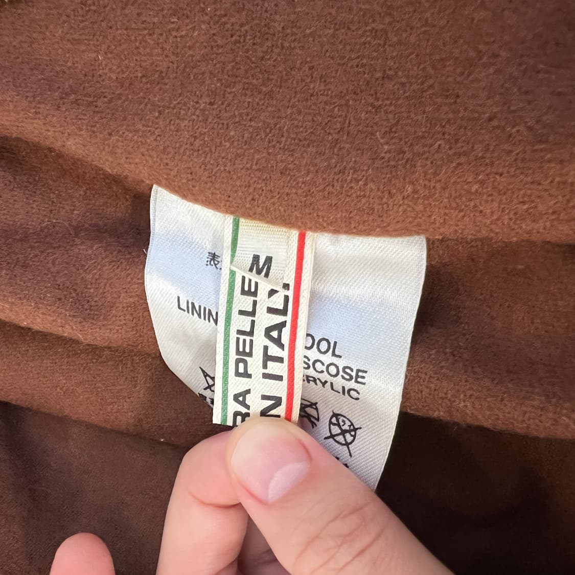 빈티지 이탈리안 레더 워크 자켓(올리브 브라운) 상품이미지7