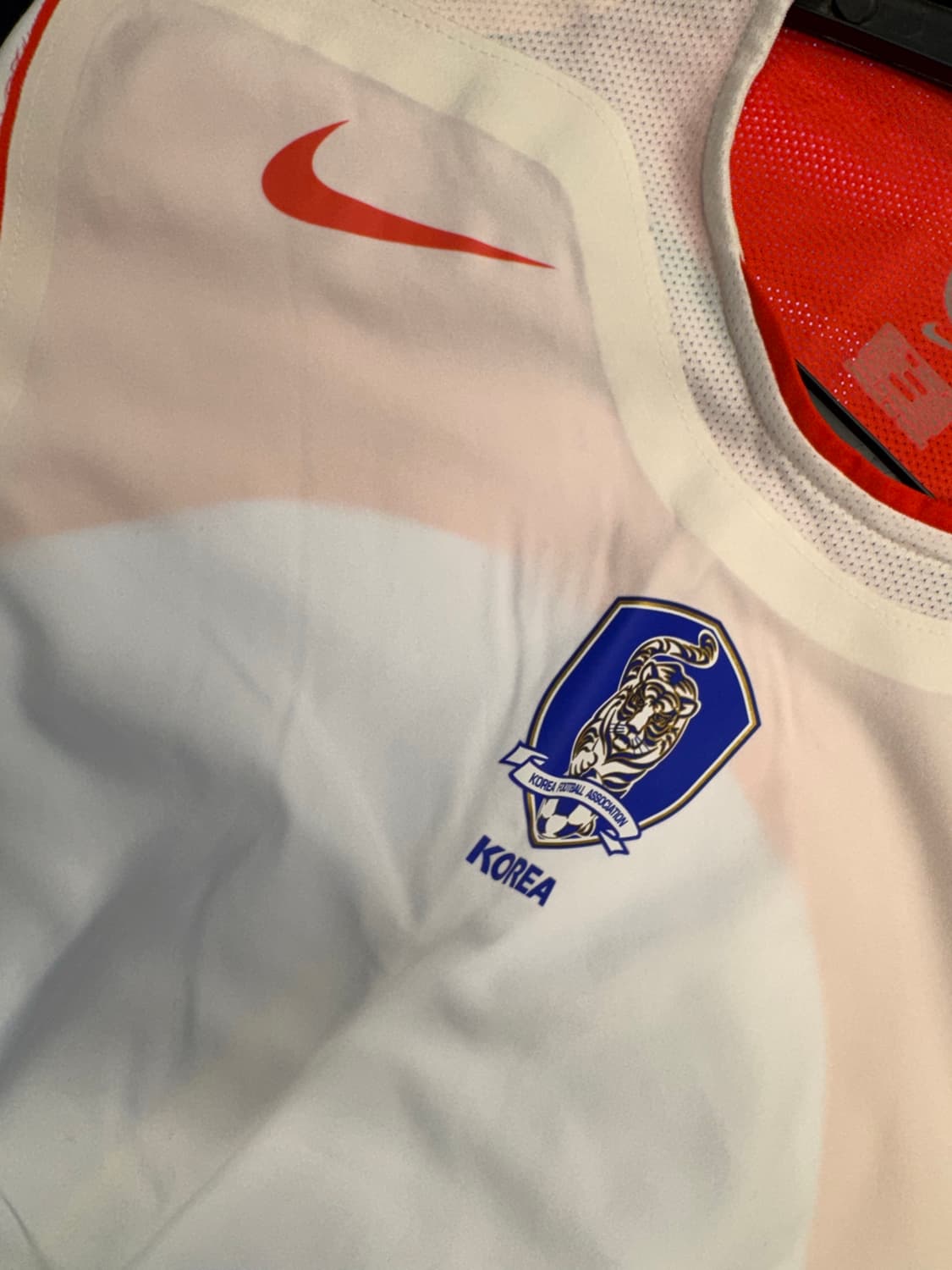 2004-05 나이키 코리아 국가대표 호랑이 엠블럼 반팔 105 상품이미지4