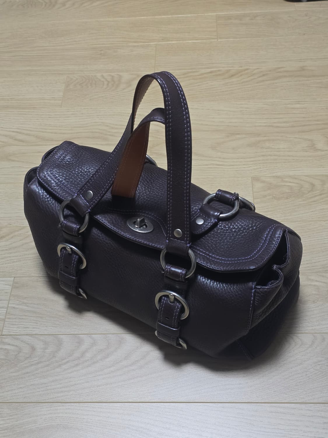 Coach 코치 페블레더 사첼 미니 보스턴백  상품이미지3