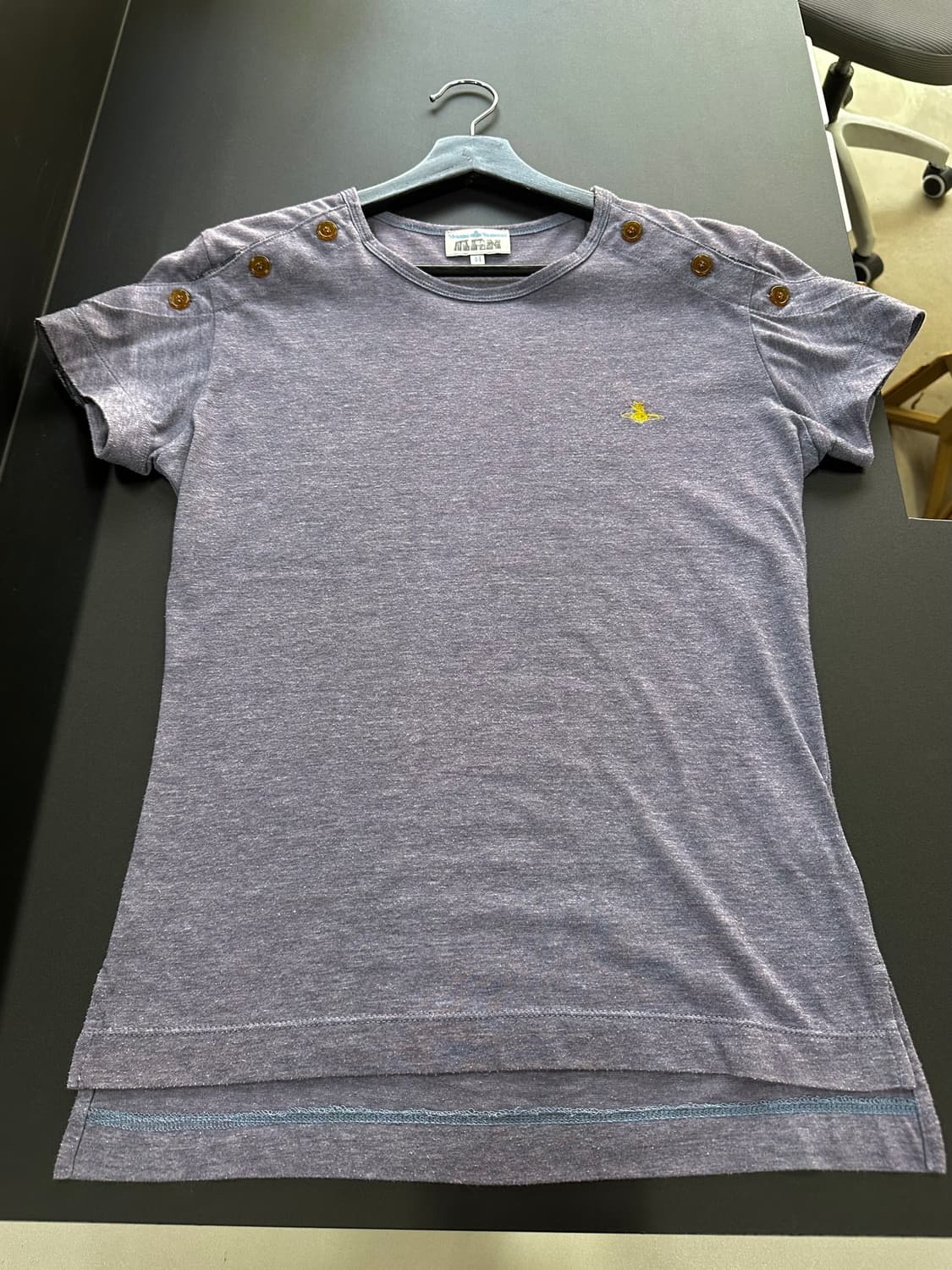 비비안웨스트우드 Orb 페이즐리 숄더버튼 반팔티 상품이미지6