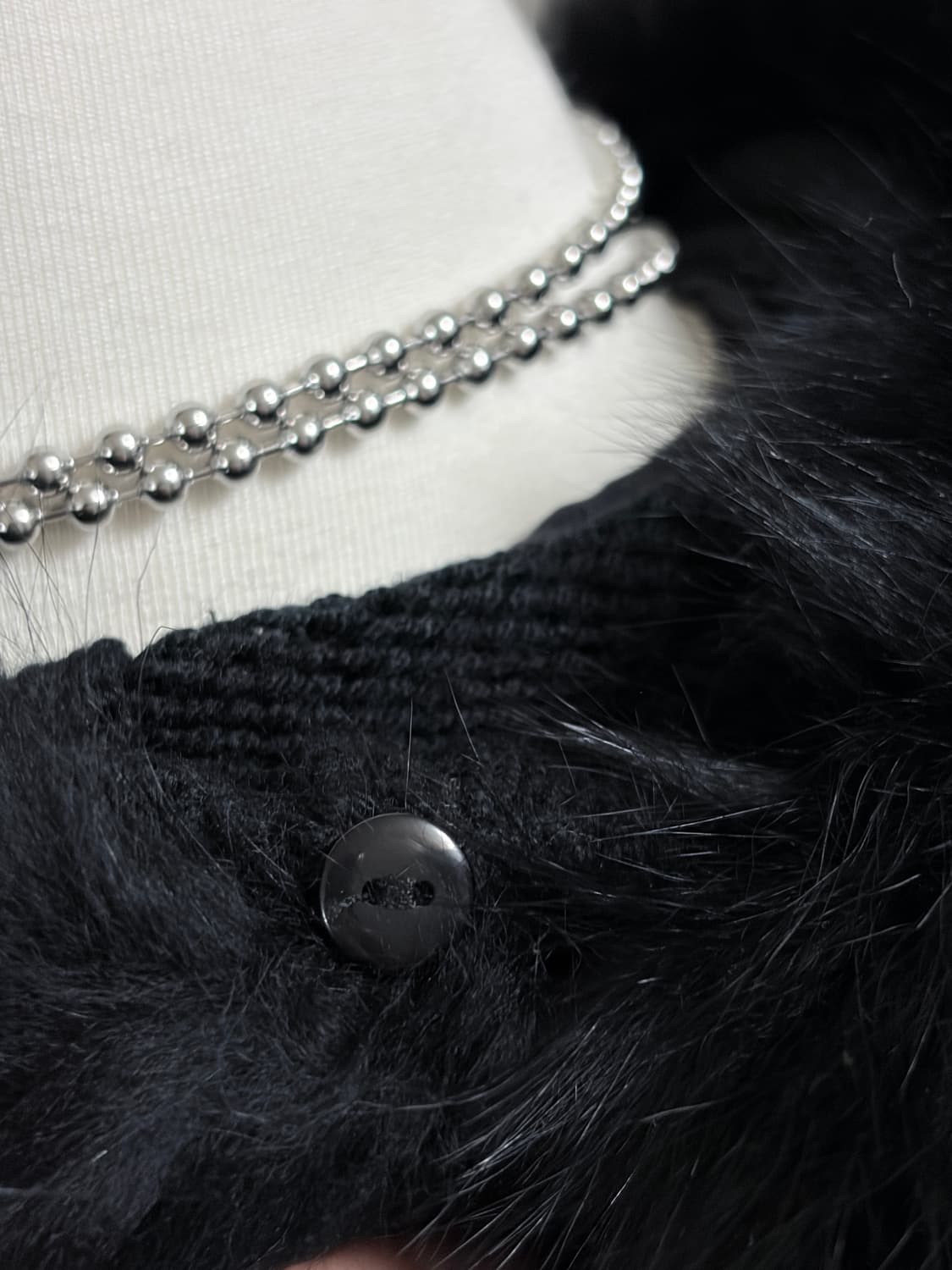 y2k 블랙페어리 롱 니트 가디건 상품이미지8