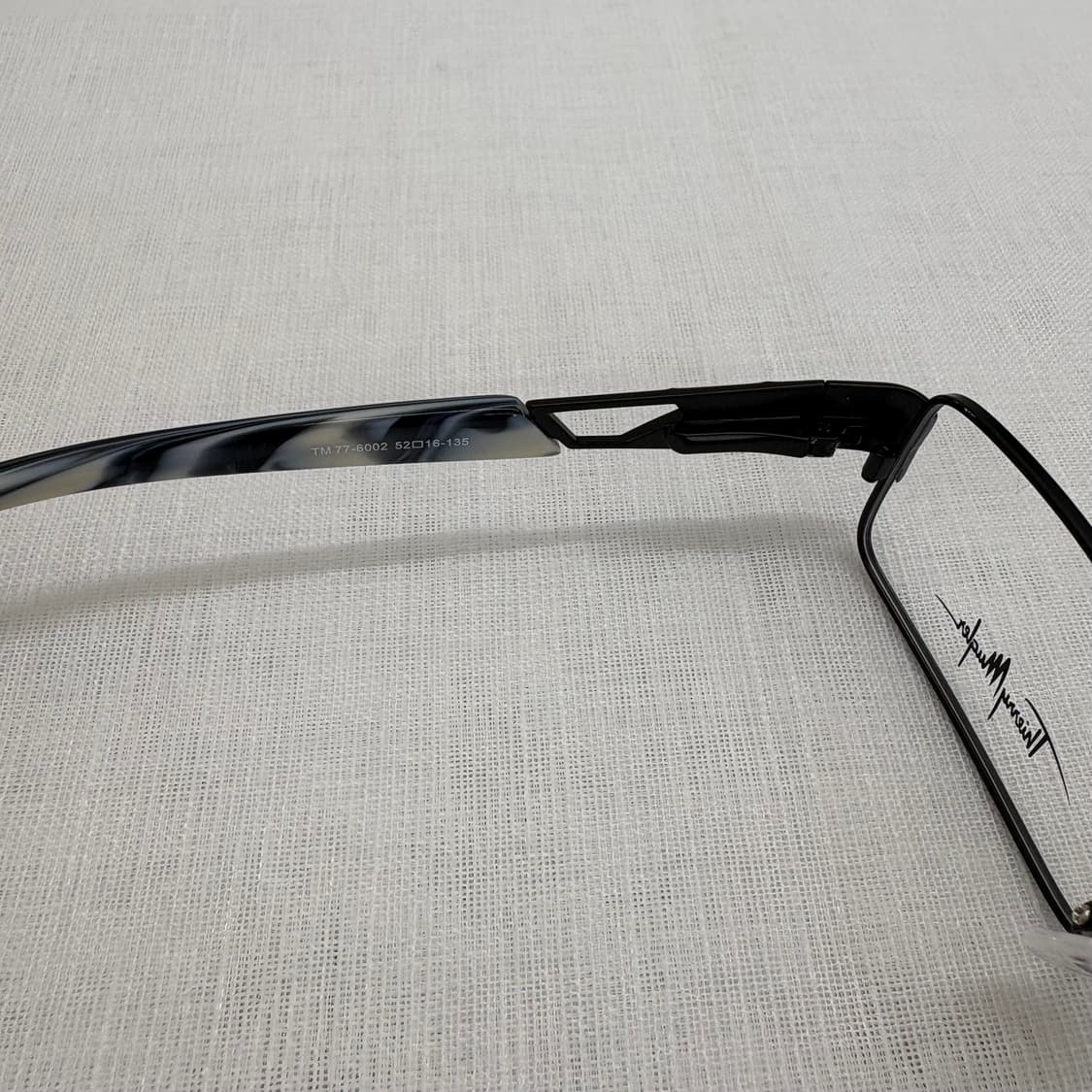 Mugler 티에리 뮈글러 블랙 스퀘어 빈티지안경 상품이미지7