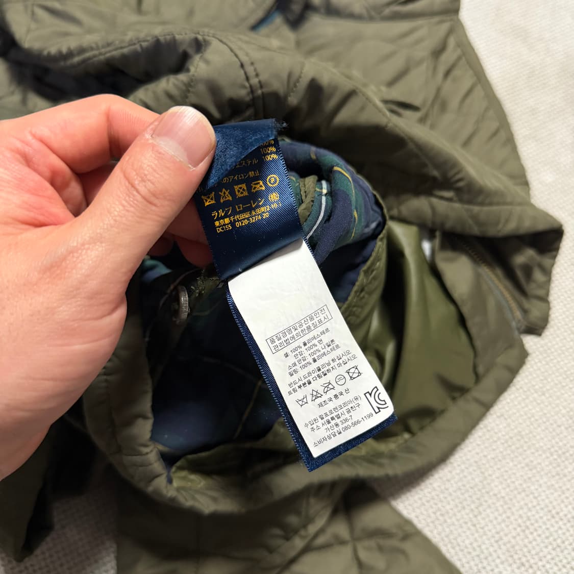 폴로 랄프로렌 퀼팅 경량패딩 자켓 상품이미지6