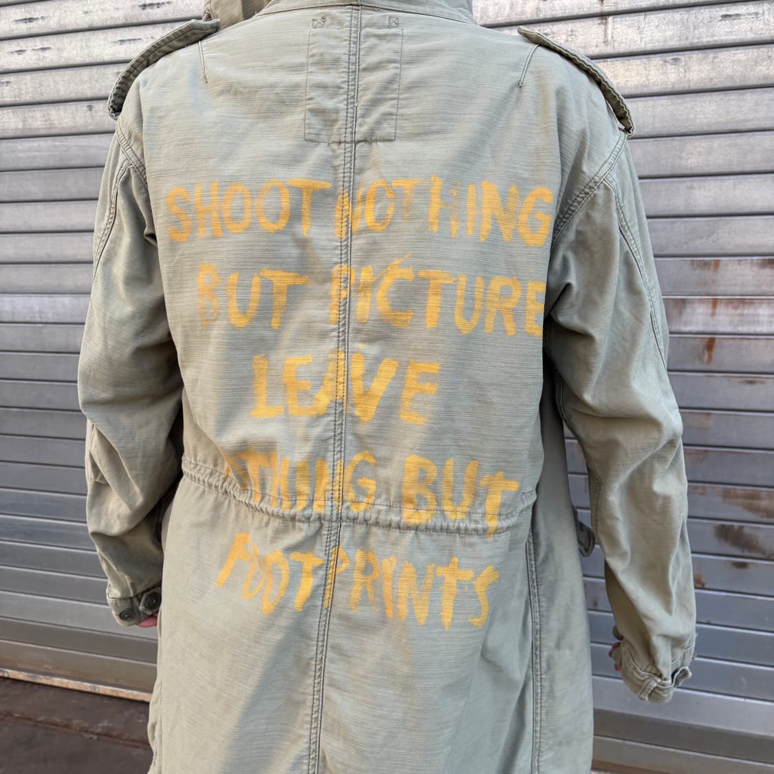 랄프로렌 데님&서플라이 옐로우 레터링 M51 파카 상품이미지3