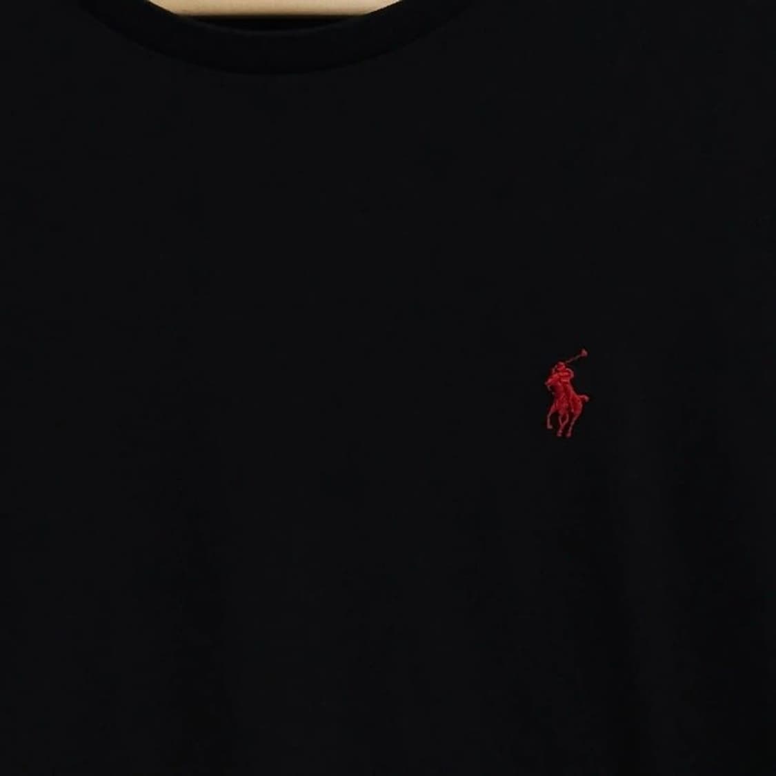 100 POLO 폴로 랄프로렌 반팔티 크루넥 블랙 상품이미지2
