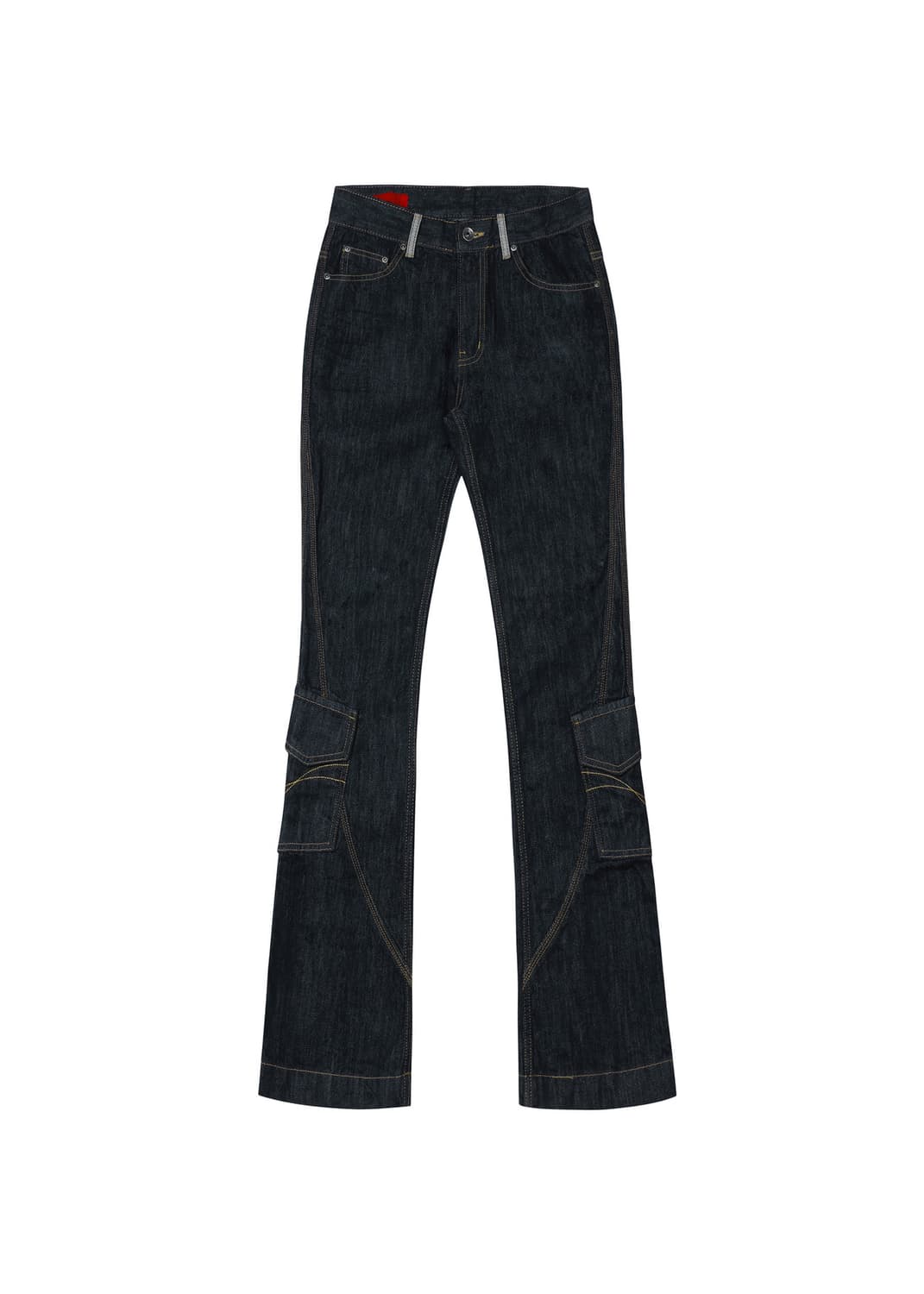 BOHEMSEO SELVEDGE CARGO BOOTCUT, BLUE 상품이미지2