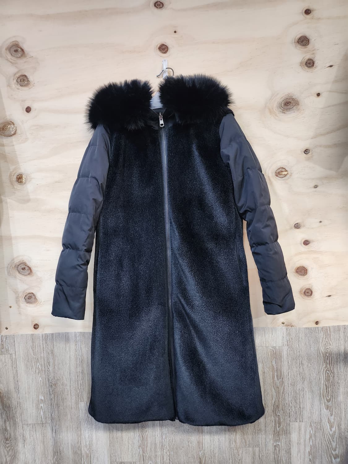 652) 다니엘헥터 리버시블 폭스퍼 구스 패딩 상품이미지4