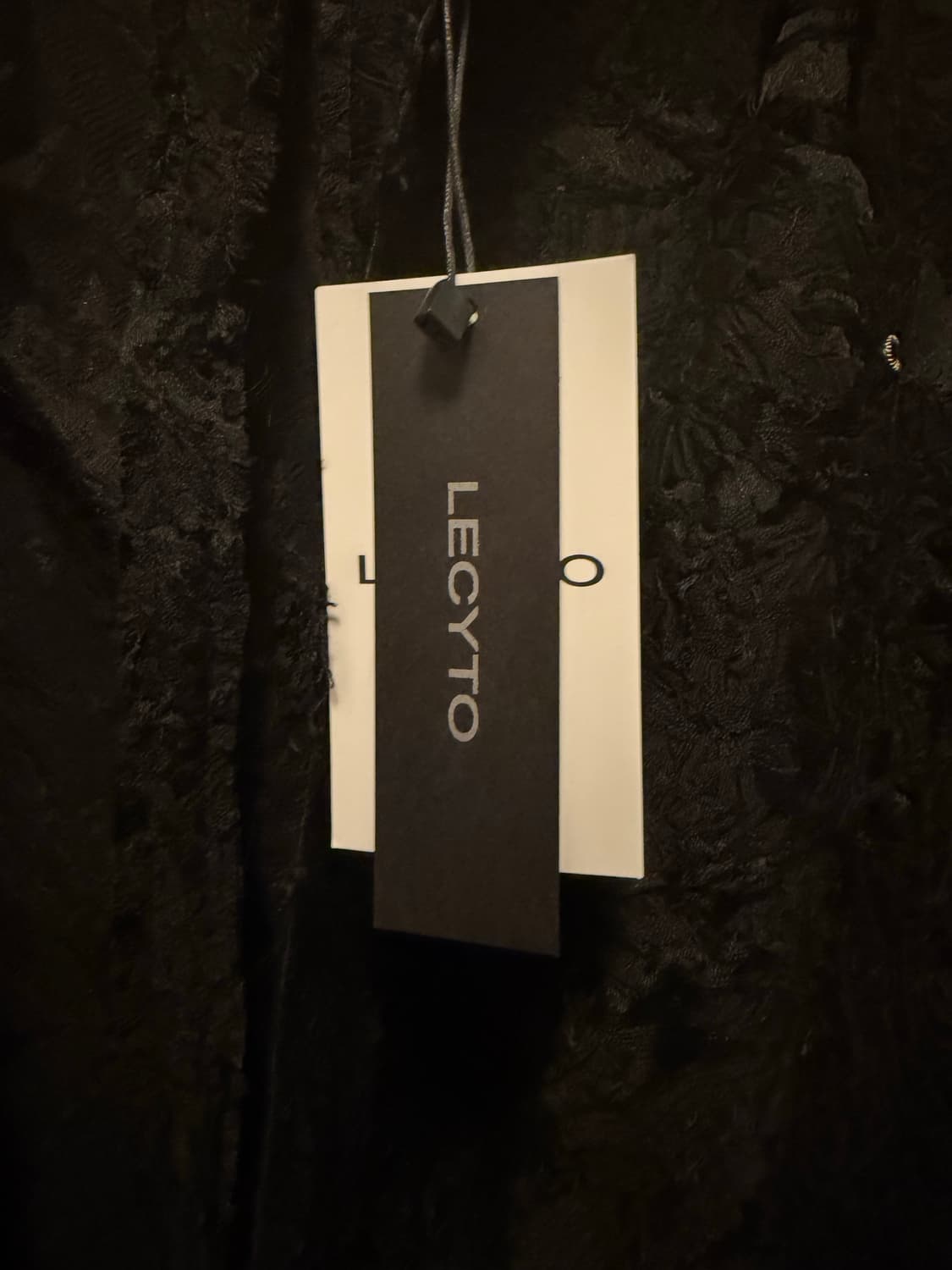 레시토 블랙 레이스 셔츠 상품이미지3