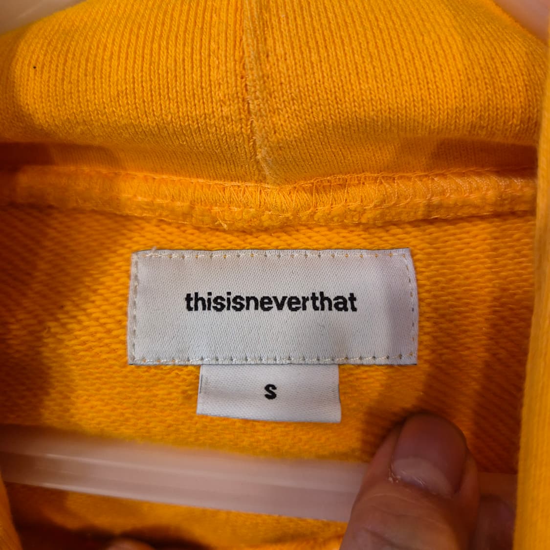 S~M 디스이즈네버댓 옐로우 후드 상품이미지3