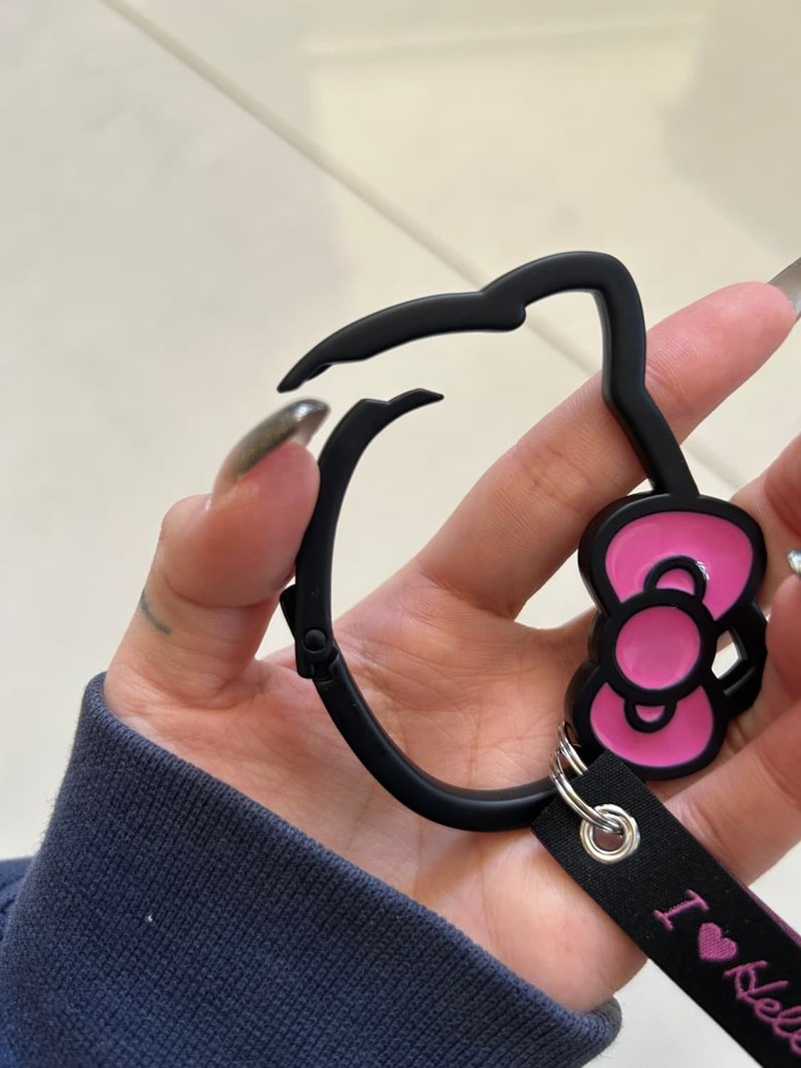 HELLO KITTY FACE CARABINER 헬로 키티 얼굴 카라비나 상품이미지4
