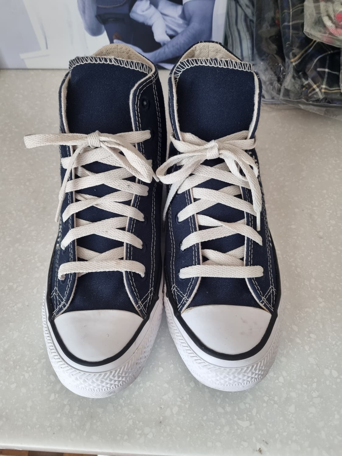 컨버스 올스타 리뉴 하이탑 네이비 240mm 상품이미지1