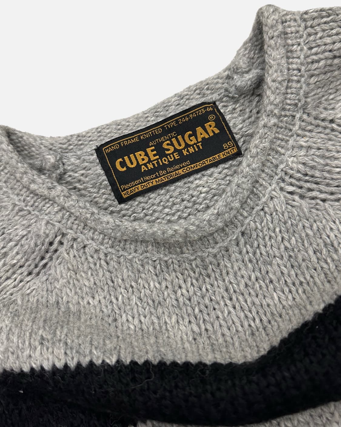 grey stripe wool blend knit 상품이미지2