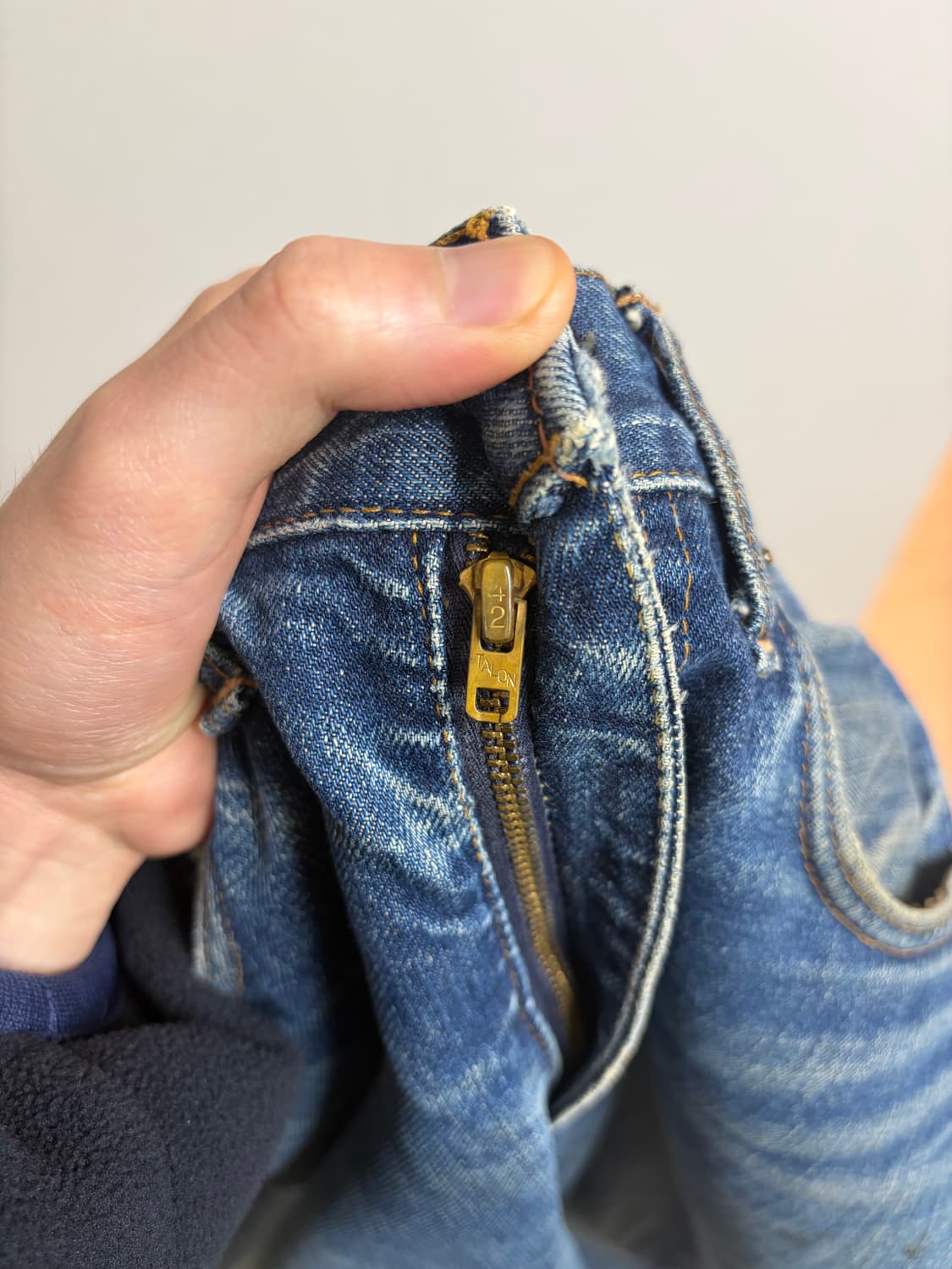 60s 오리지널 빈티지 리바이스 505 Big E 데님 상품이미지5