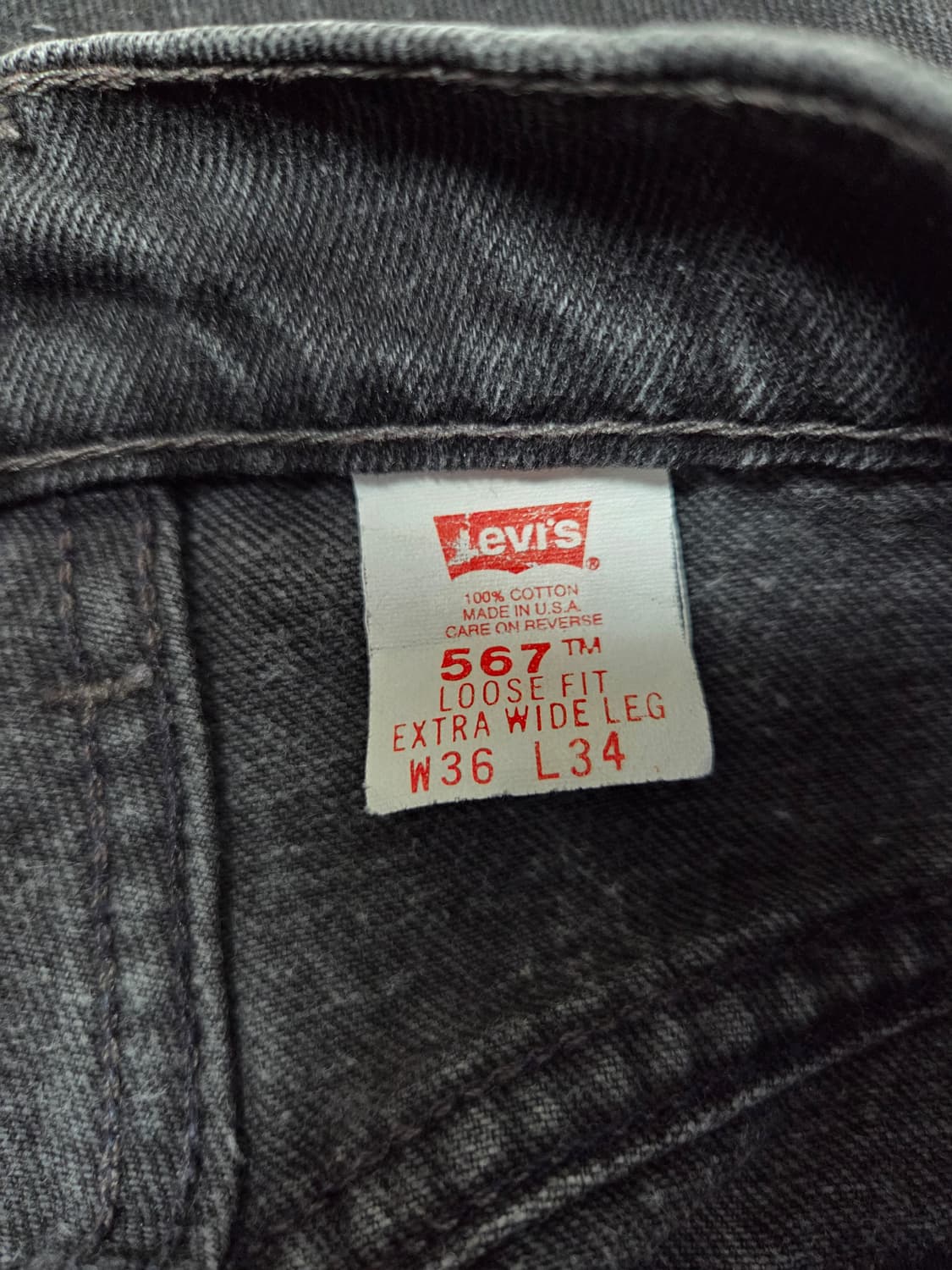 90s levis 567 extra wide leg 상품이미지6
