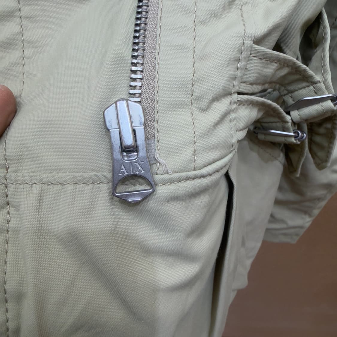 아르마니 익스체인지 퍼프 숄더 코튼 자켓 상품이미지5