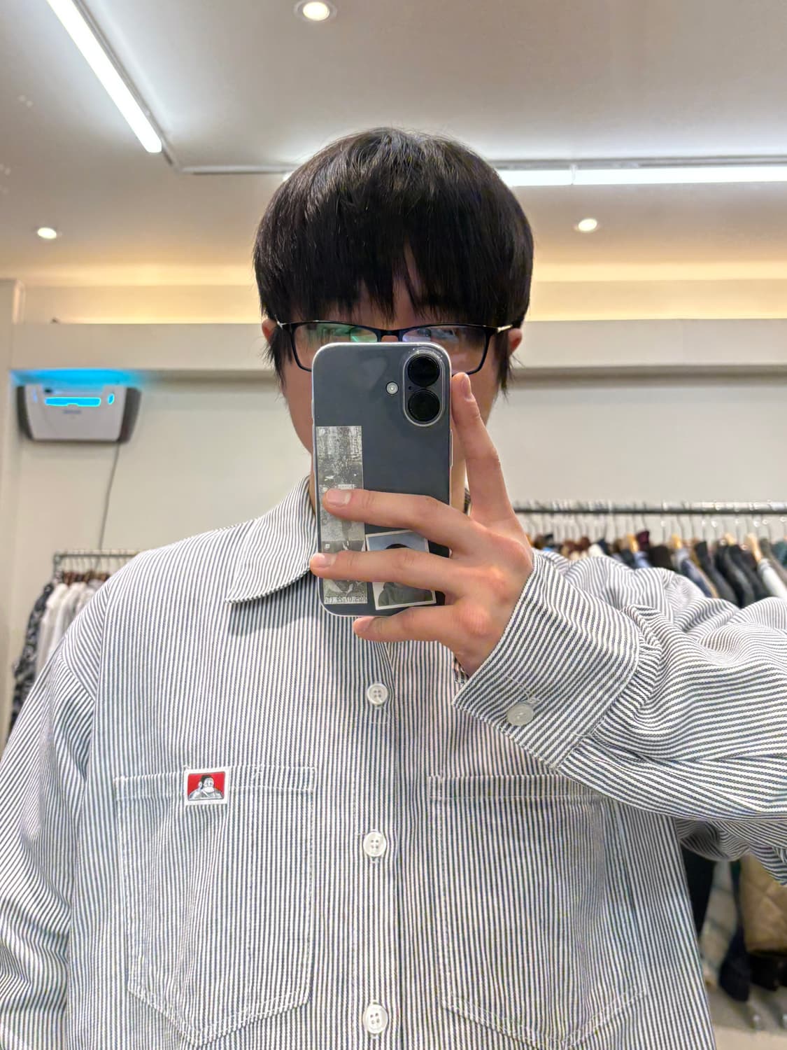 벤 데이비스 히코리 스트라이프 워크 셔츠 상품이미지8