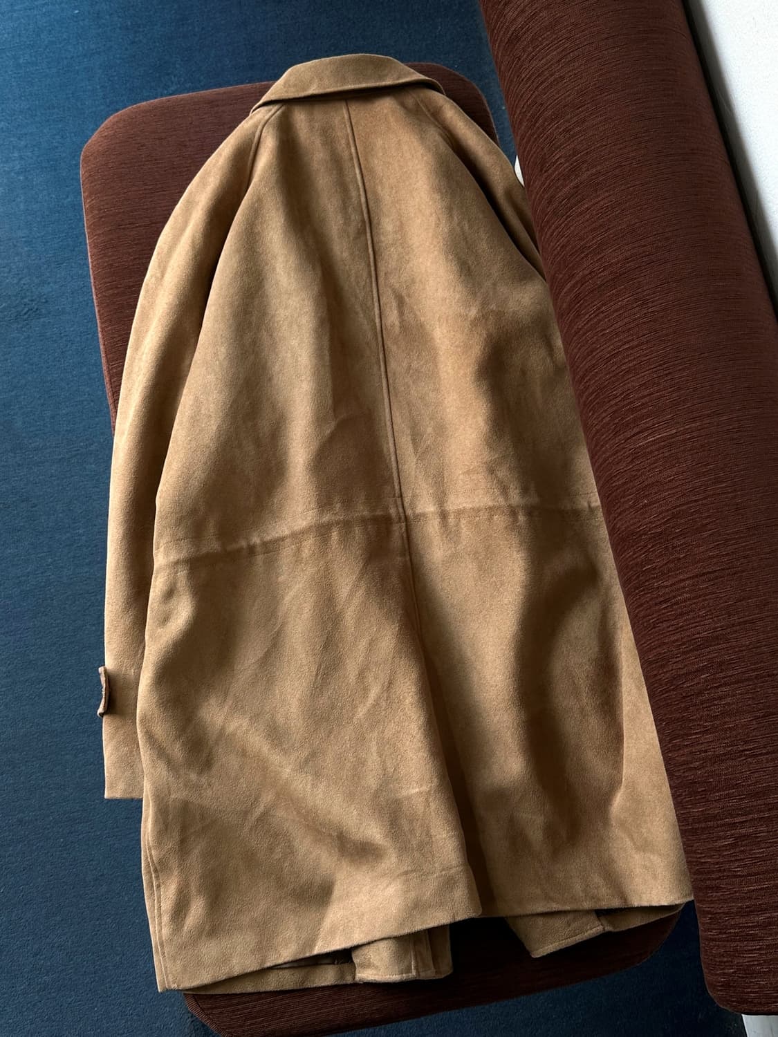 Fake suede 2way liner bal collar coat 상품이미지5