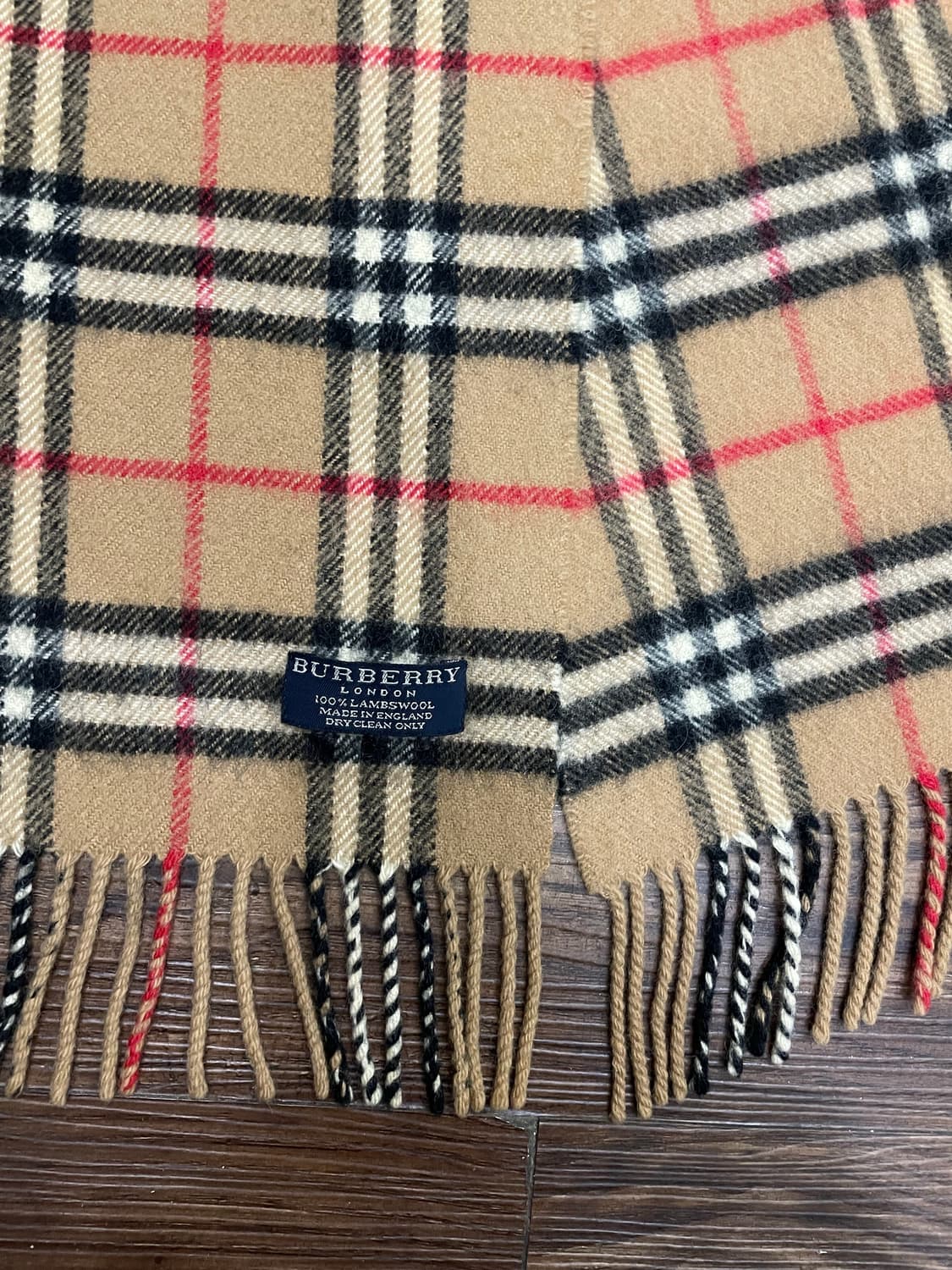 버버리 램스울 노바체크 머플러 목도리 베이지 상품이미지6