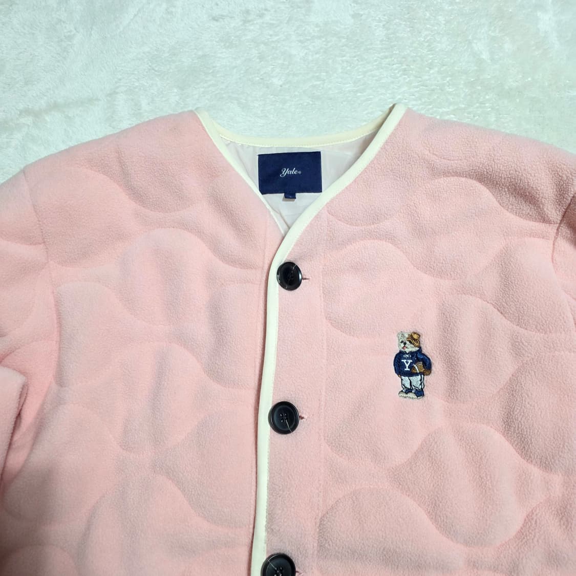 (S)여성 예일 웨이브 퀼팅 플리스 자켓 상품이미지2