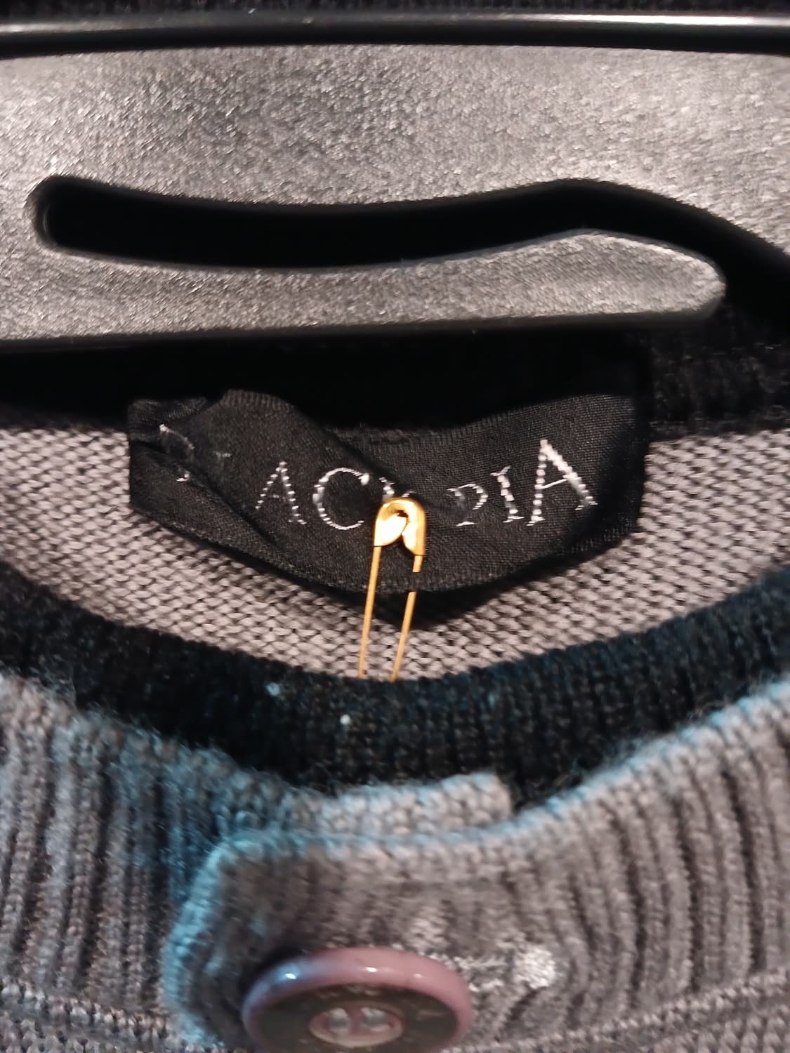 블랙피아 빈티지 니트 그레이 상품이미지3