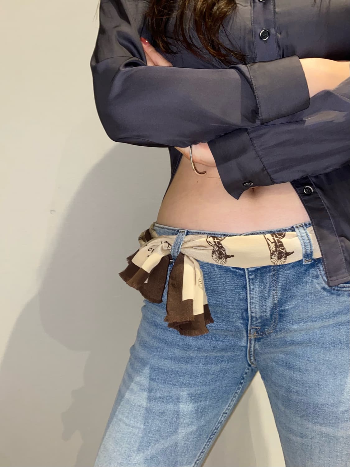 셀린느 마차 롱 스카프 상품이미지4