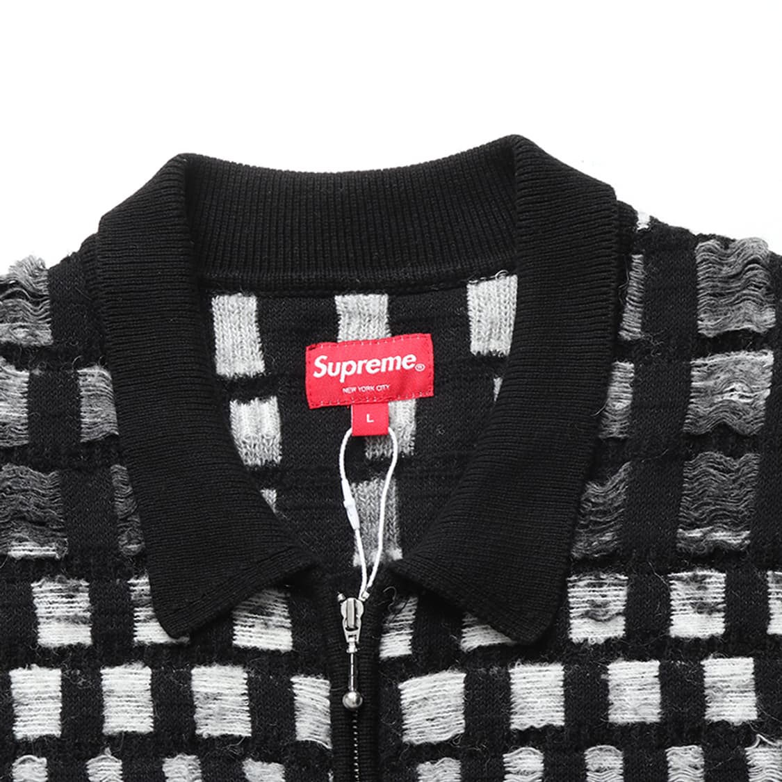 슈프림 Supreme Gradient Grid Zip Up Polo 상품이미지7