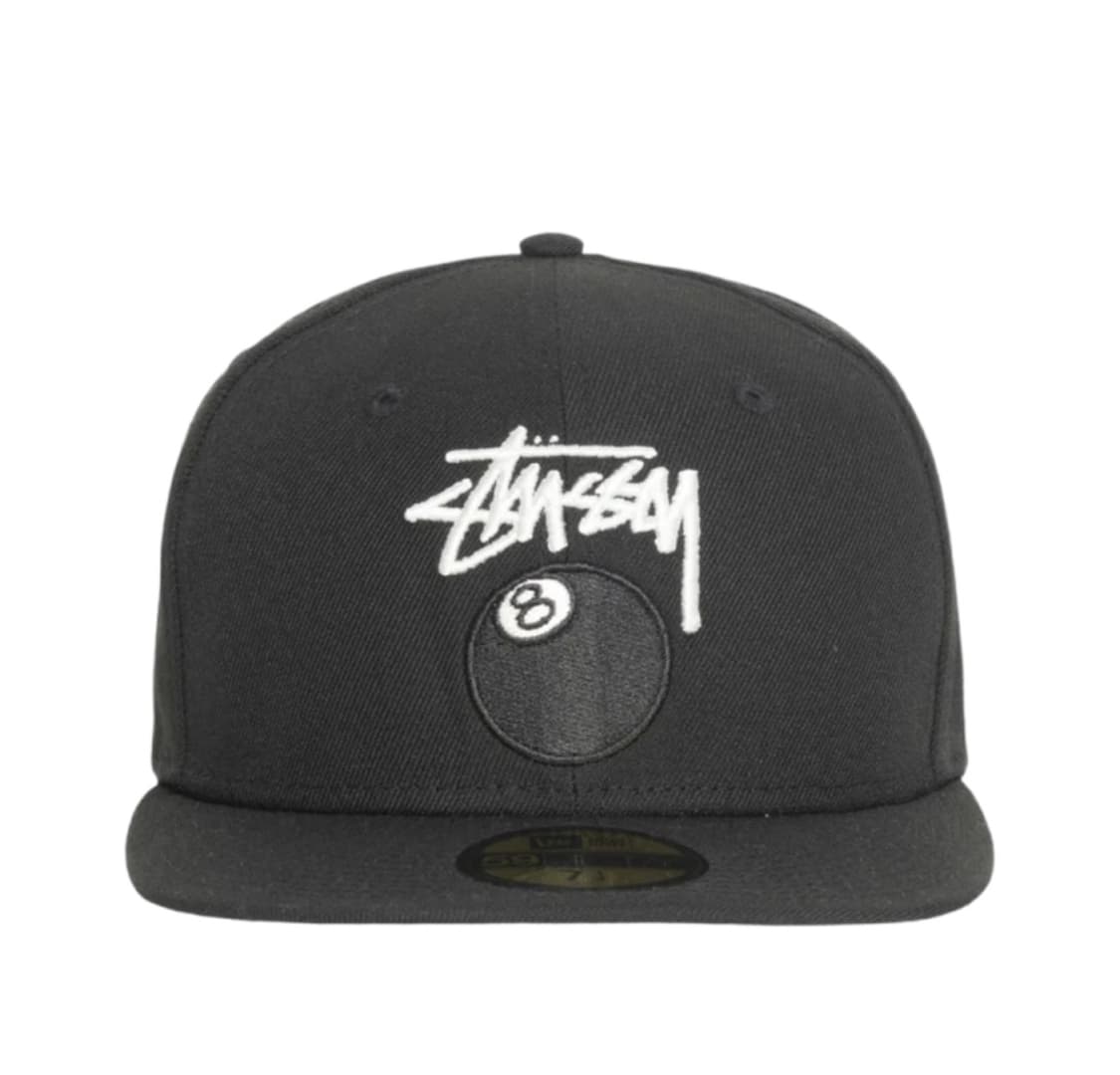 스투시 트윌 스탁 8볼 캡 블랙 상품이미지1