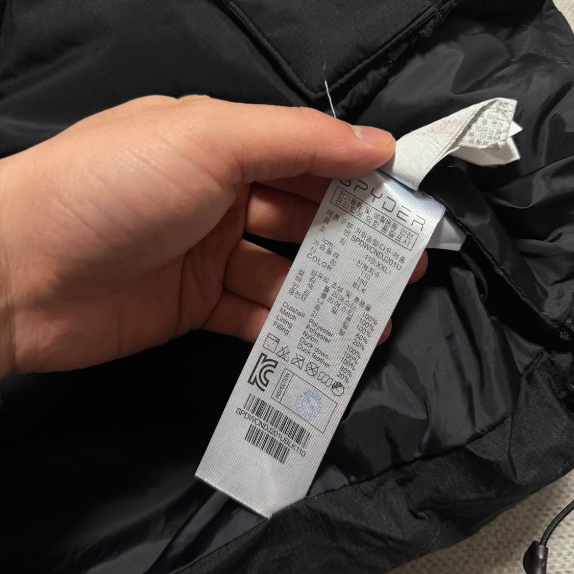 스파이더 US 스키팀 패딩조끼 상품이미지5