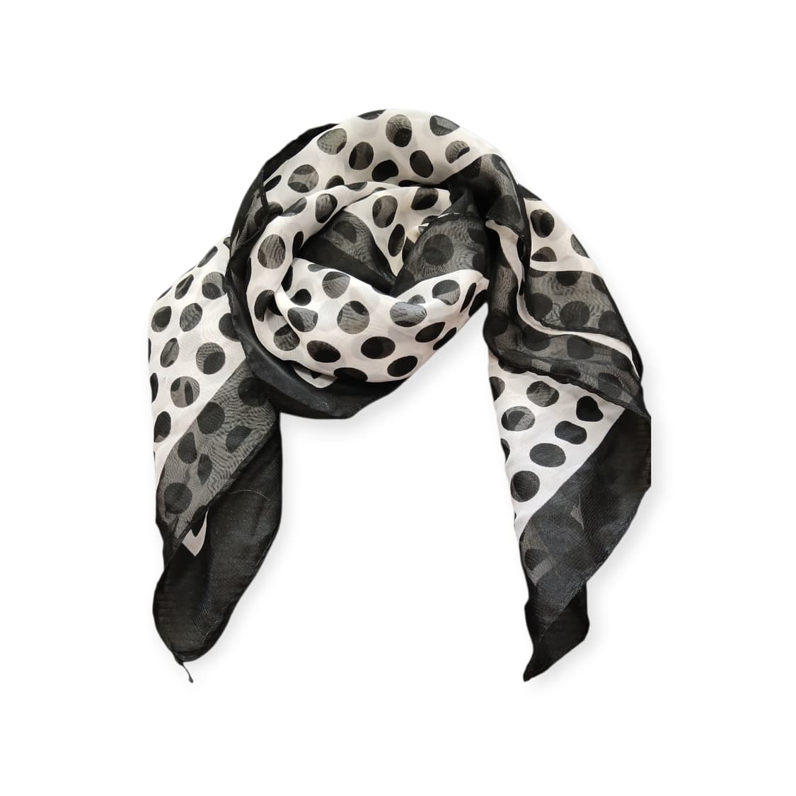 (사은품) 블랙 땡땡이 스카프  상품이미지1