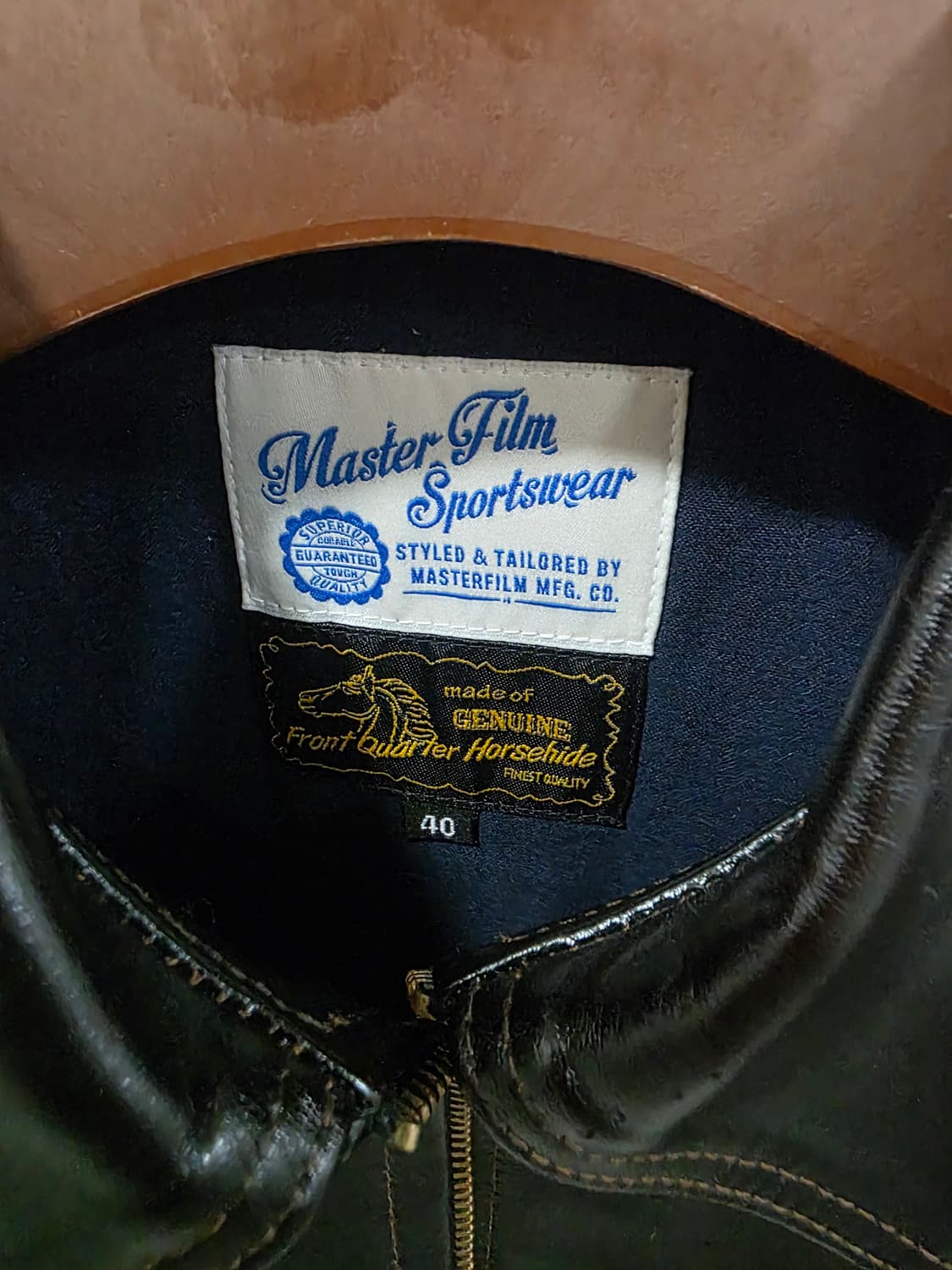 마스터필름 Arrow' 30s Half belt jacket 40사이즈 상품이미지3