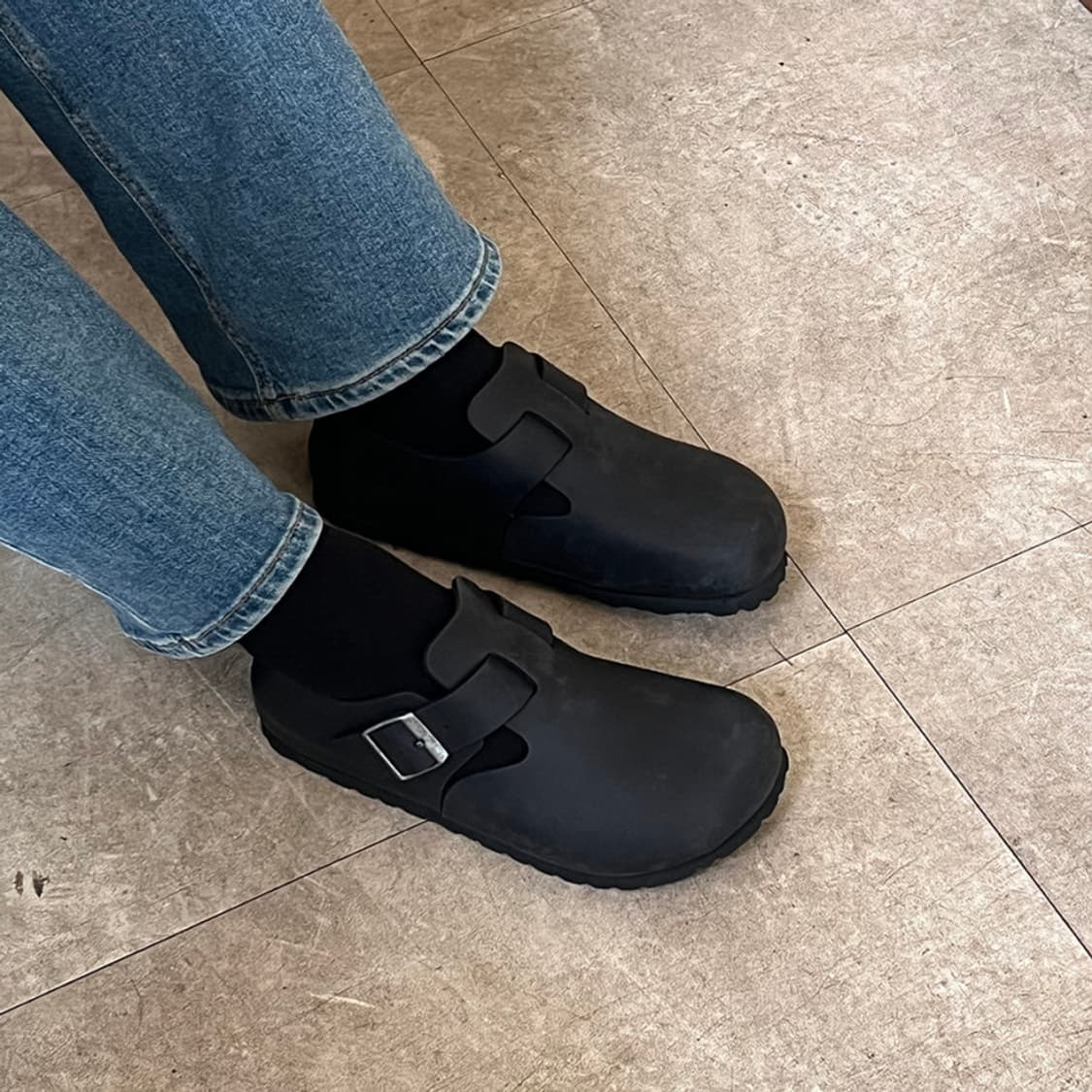 버켄스탁 런던 오일드 레더 블랙 레더 44사이즈 상품이미지7