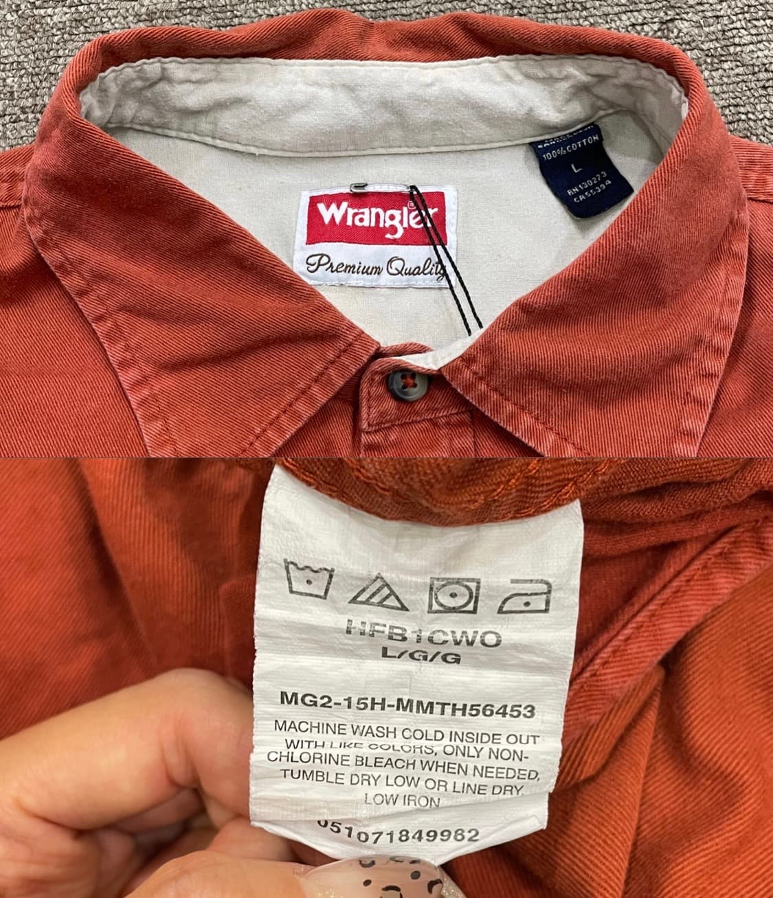 (L) Wrangler 랭글러 셔츠 상품이미지10