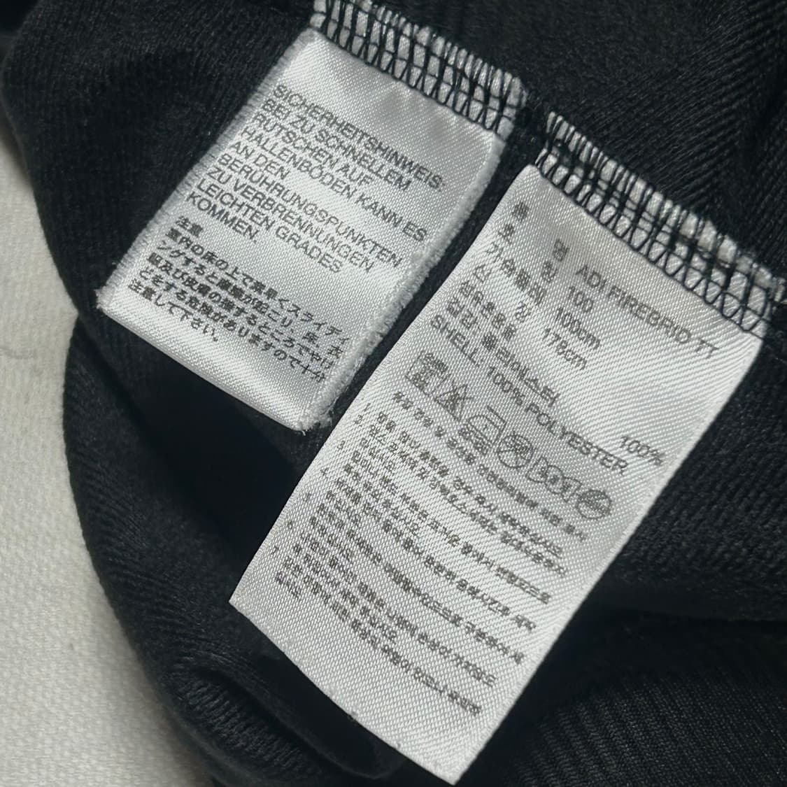 100 아디다스 파이어버드 블랙 트랙탑 져지  상품이미지5