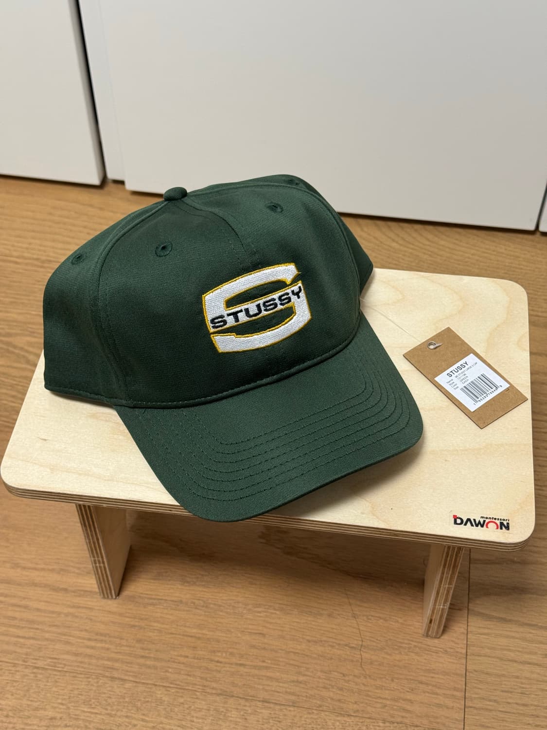 스투시 미드 뎁스 라지 S 스냅백 그린 상품이미지1