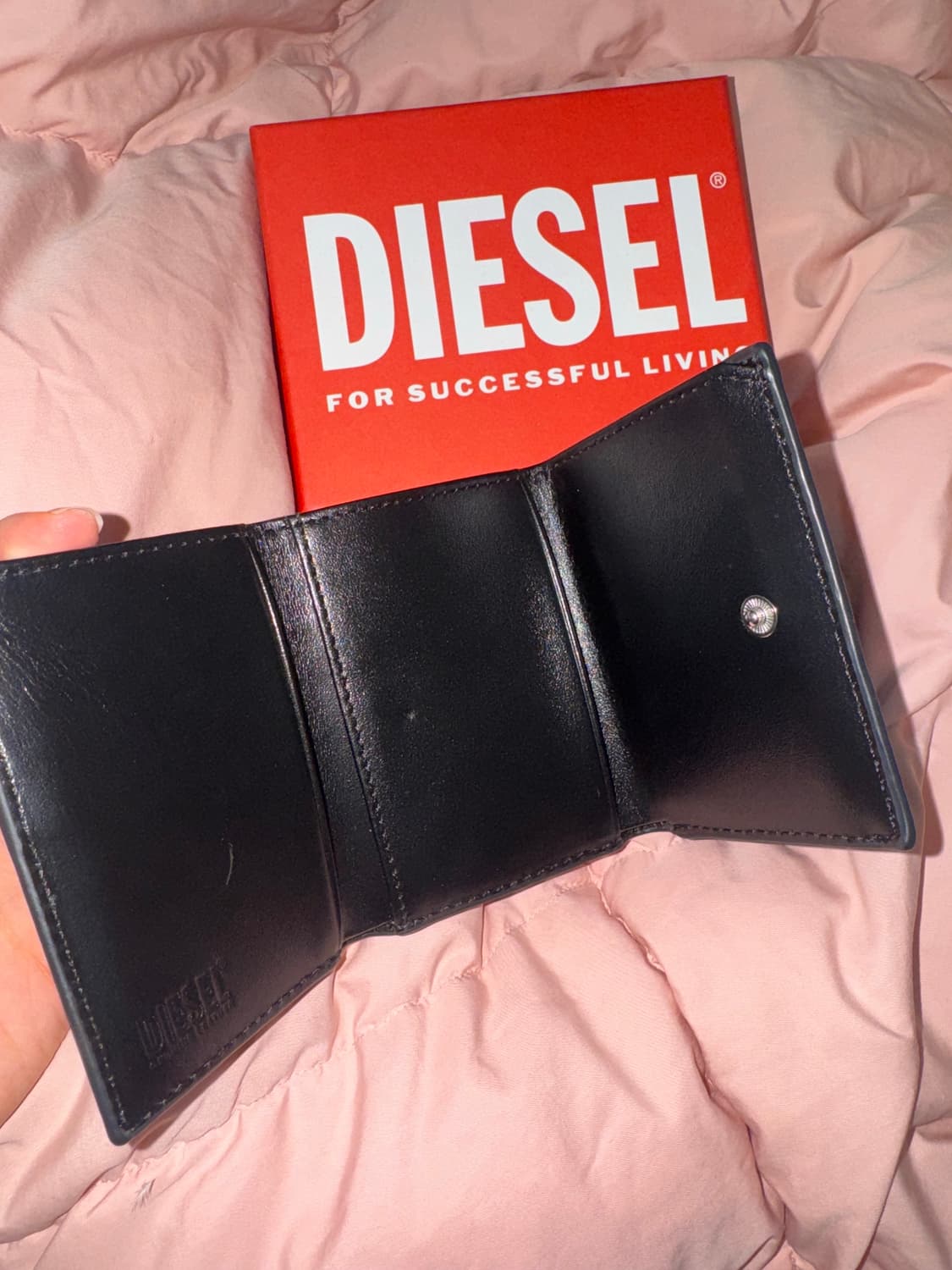 디젤 1DR 트라이폴드 코인 XS li 월렛 블랙 상품이미지3