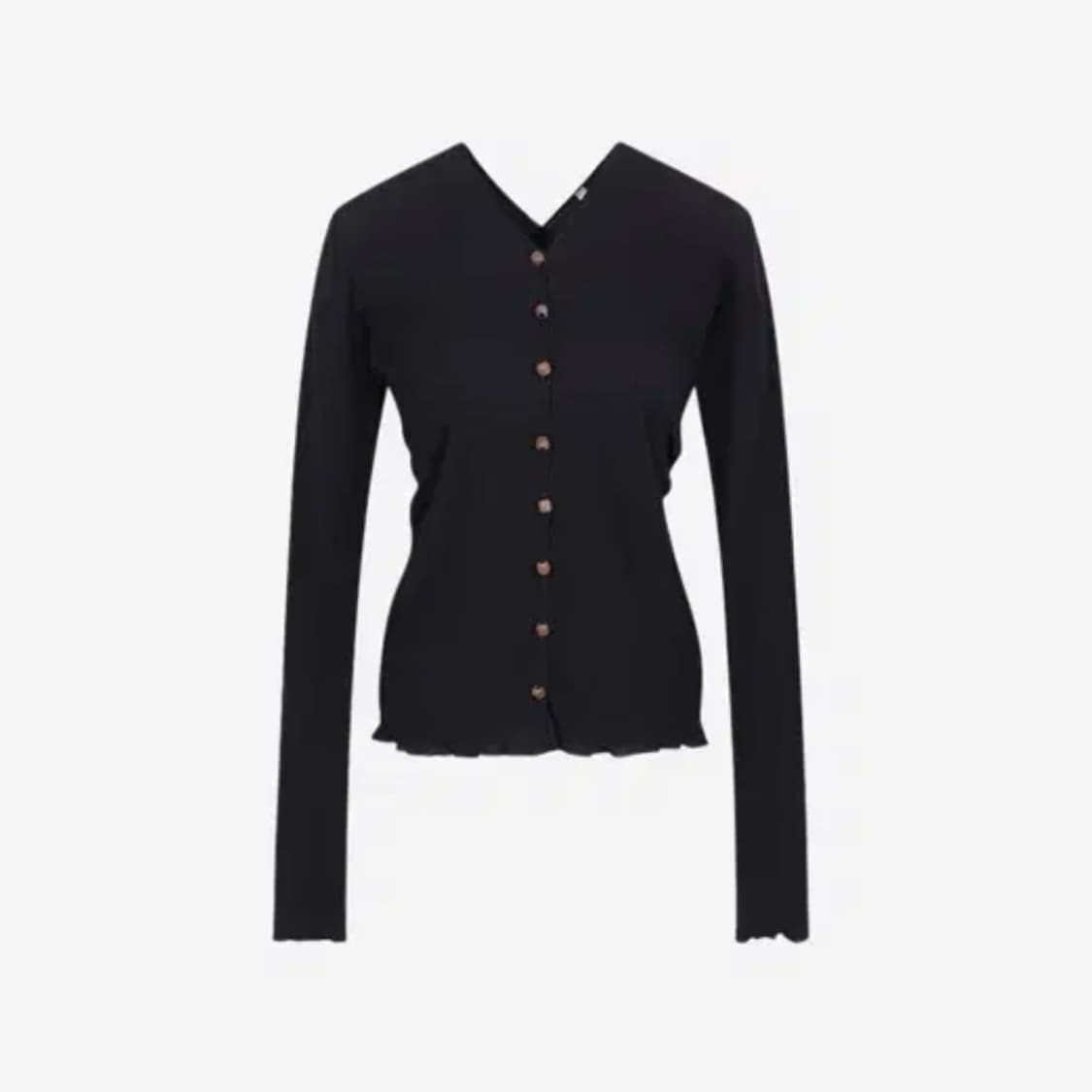 베이스레인지 타브 가디건 블랙 xs 상품이미지1