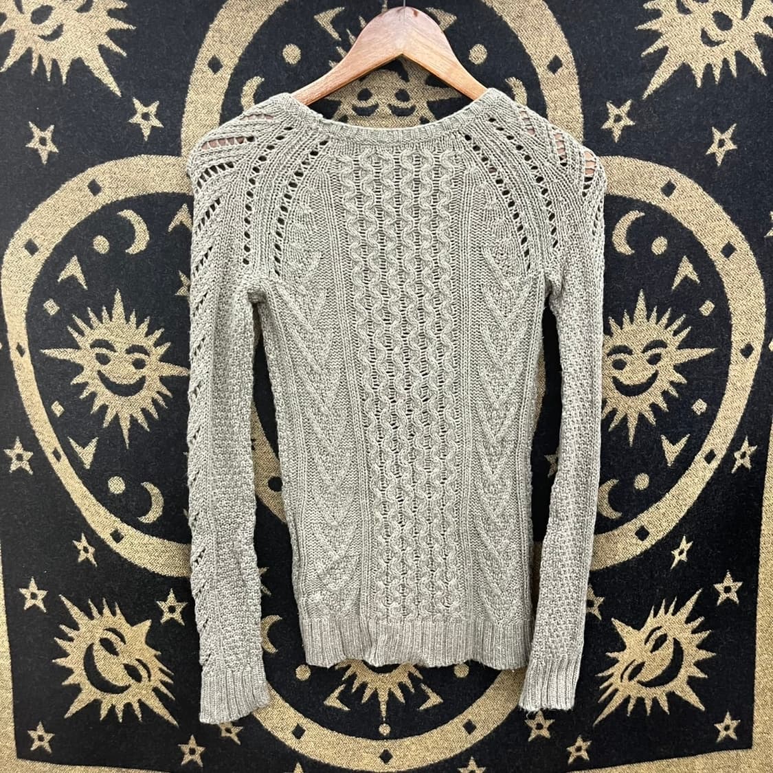 갭 빈티지 캐주얼 딱붙핏 케이블 뜨개 니트 K0096 상품이미지4