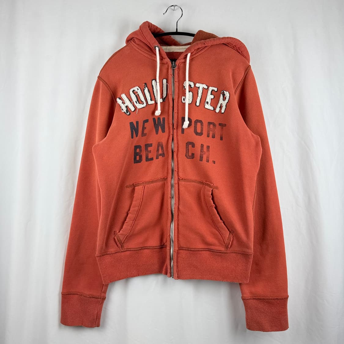 (S) 홀리스터 빈티지 후드집업 오렌지 상품이미지2