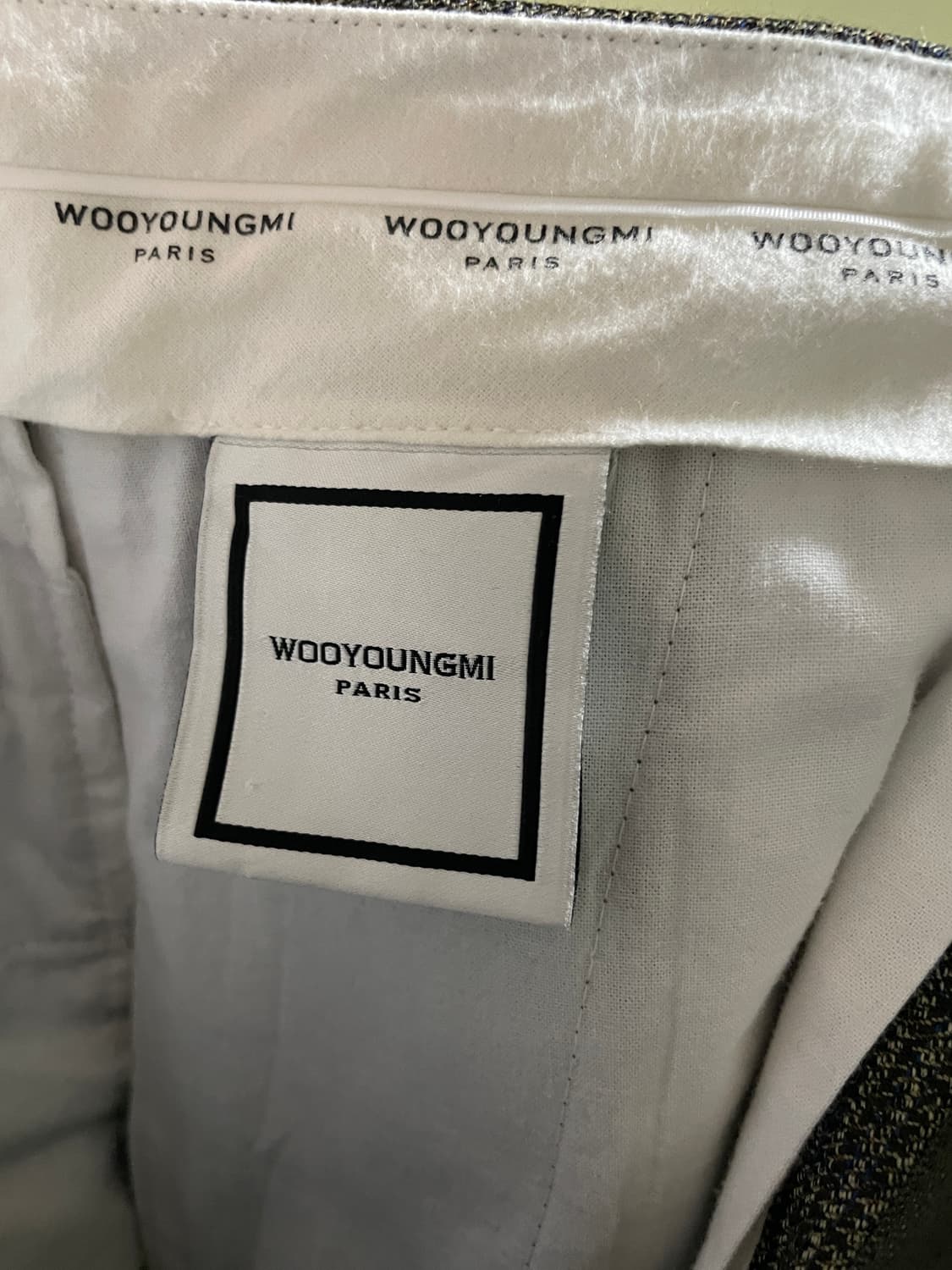 우영미 20fw 메인체크 턴업팬츠 상품이미지6