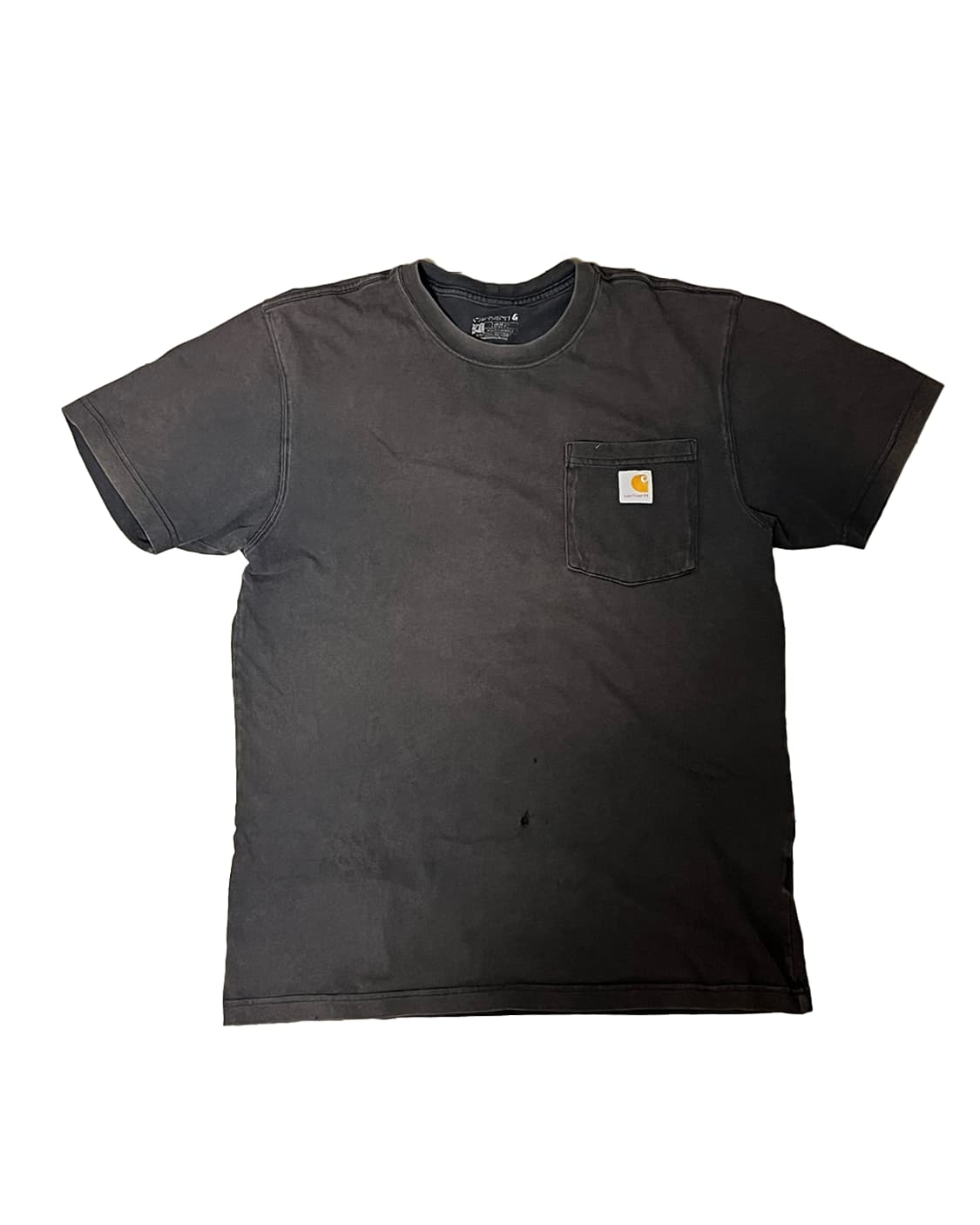Trashed Carhartt T shirt (Black , S)
 상품이미지1
