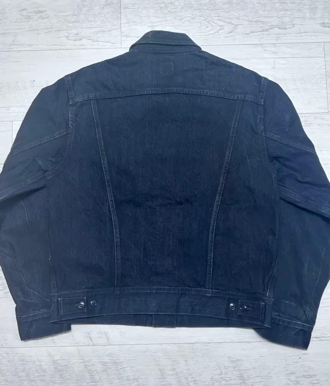 RRL LOT 271 흑청 블랙 데님 자켓 멕시코산 L 상품이미지2