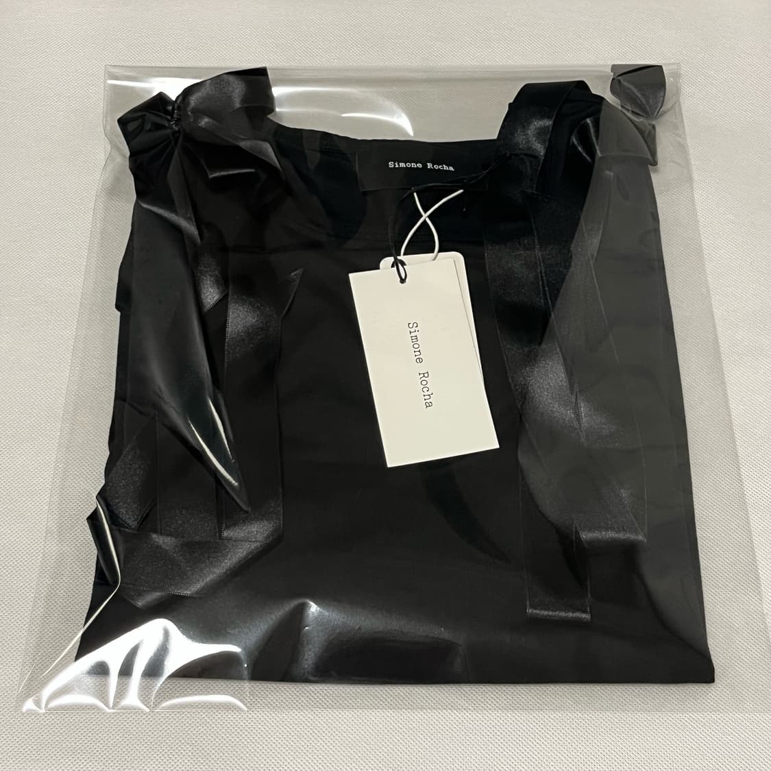 [XS,S,M]시몬로샤 Bow Ribbon Tail 롱 슬리브리스 탑 상품이미지6